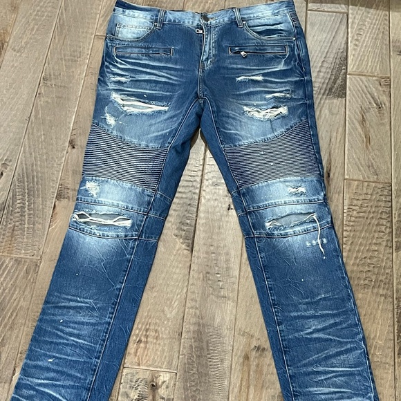 Embellish light blue Demin Jeans - Picture 1 of 5
